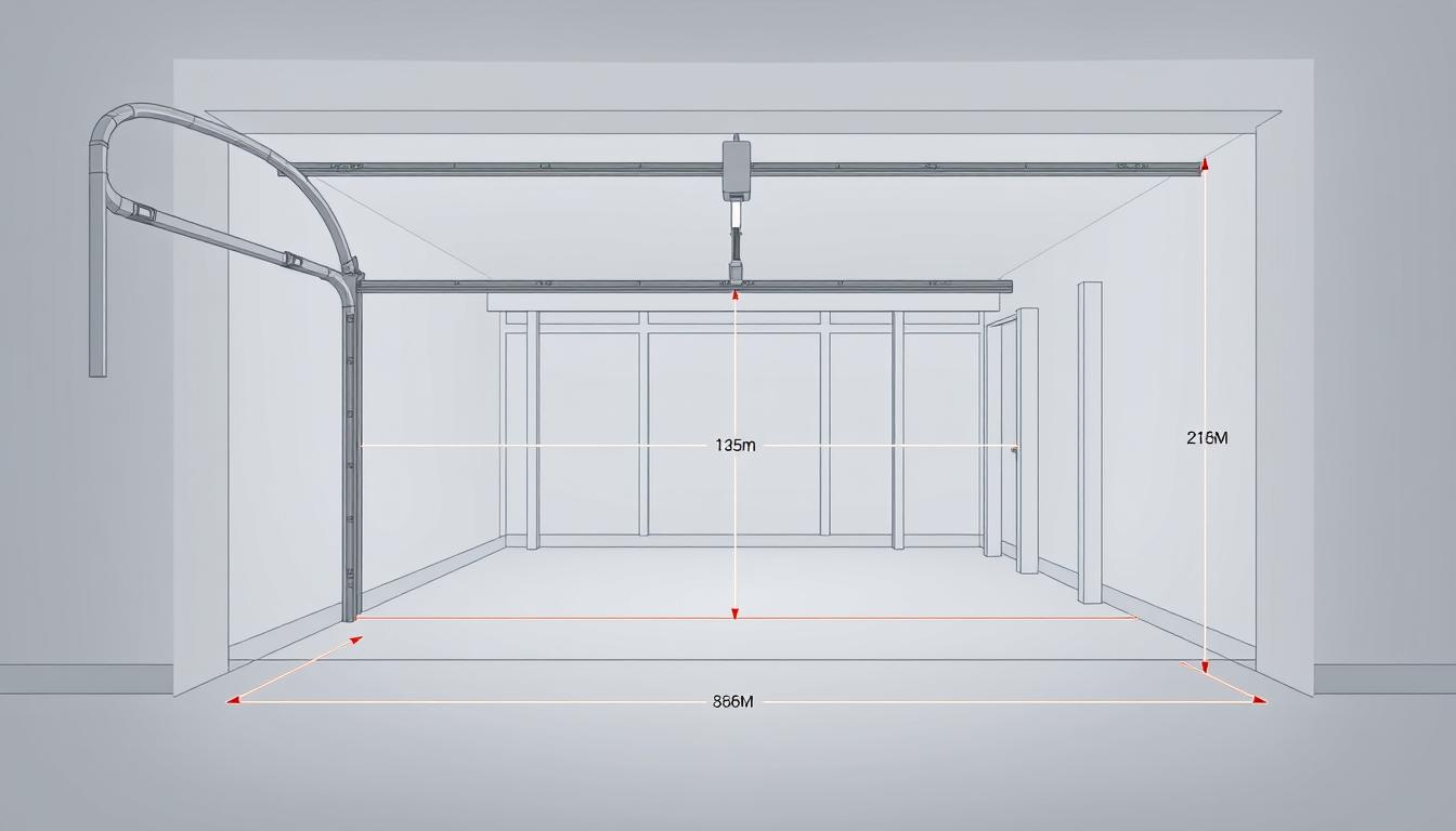 garage door space requirements