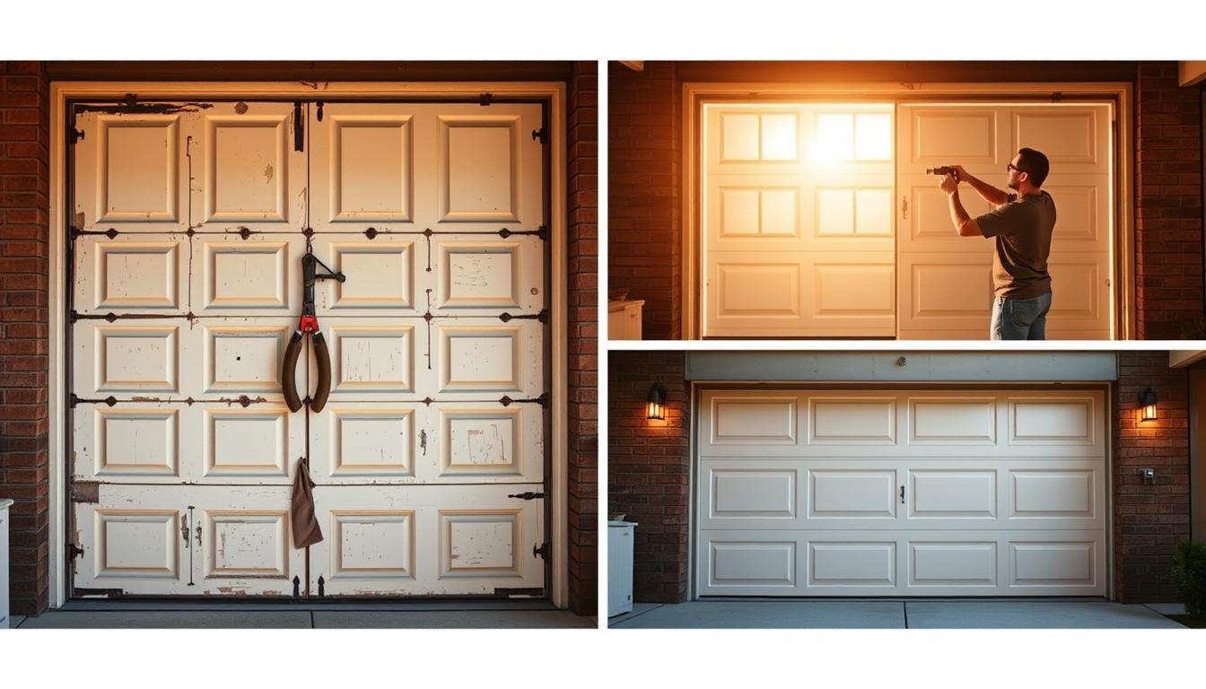 garage door transformation steps