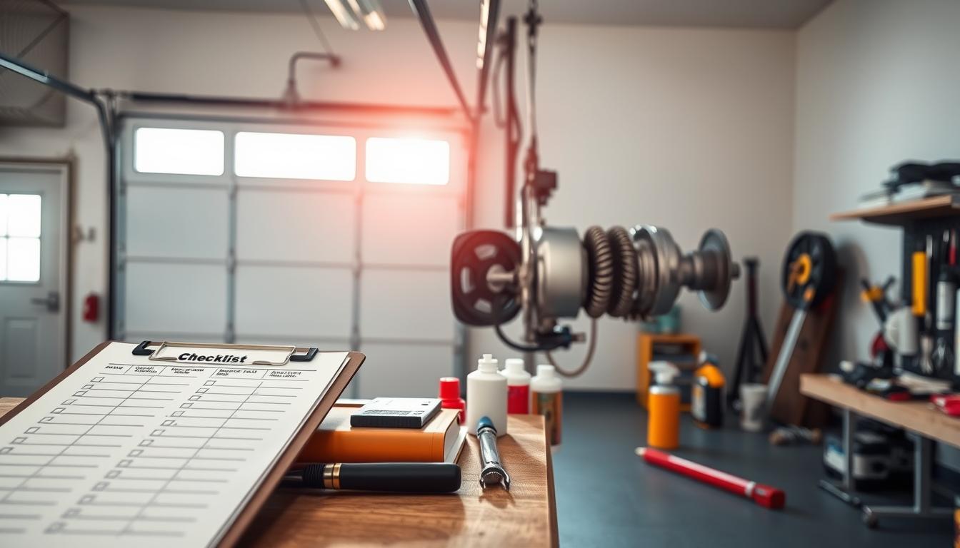 garage door maintenance checklist