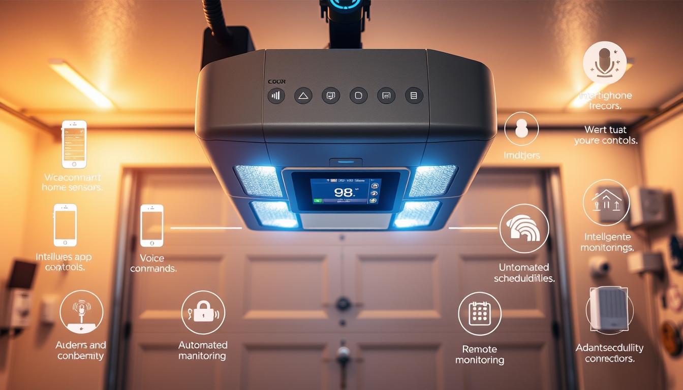 smart garage door opener features