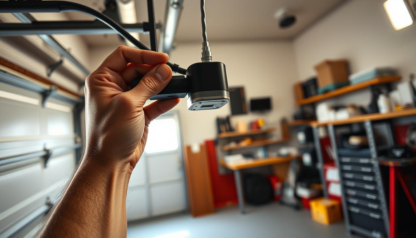 garage door sensor installation