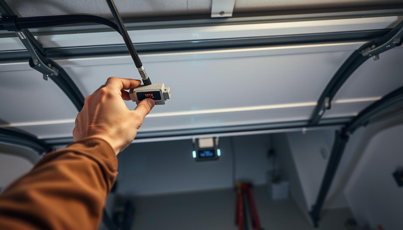 garage door sensor maintenance and security