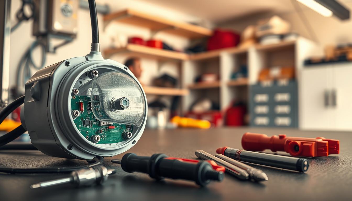 garage door sensor maintenance
